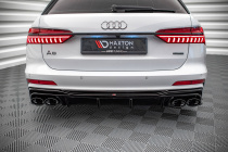 Audi S6 / A6 S-Line C8 2018+ Diffuser med Avgasutblås Imitationer V.1 Maxton Design